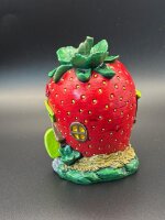 Obstladen in der Erdbeere, handbemalt, **Einzelstück**