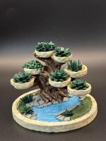 Diorama Baum am See, handbemalt, **Einzelstück**