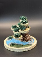 Diorama Baum am See, handbemalt, **Einzelstück**
