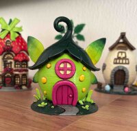 (Fehldruck) Feenhaus, handbemalt, **Einzelstück**
