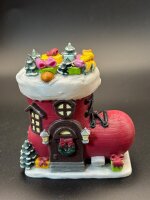 Nikolaus-Schuh-Haus, handbemalt, **Einztelstück**