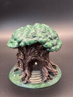 Baum-Haus, handbemalt, **Einzelstück**