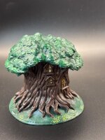 Baum-Haus, handbemalt, **Einzelstück**