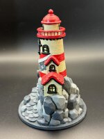 Leuchtturm, handbemalt, **Einzelstück**