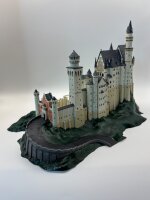 Schloß Neuschwanstein, handbemalt, **Einzelstück** (Fehldruck)