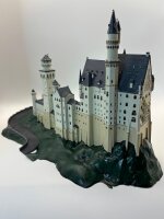Schloß Neuschwanstein, handbemalt, **Einzelstück** (Fehldruck)