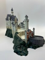 Schloß Neuschwanstein, handbemalt, **Einzelstück** (Fehldruck)