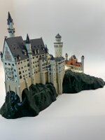 Schloß Neuschwanstein, handbemalt, **Einzelstück** (Fehldruck)